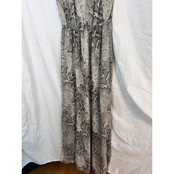 Show Me Your Mumu women's Kendall snakeskin sleeveless maxi dress Size‎ Medium - Picture 2 of 8